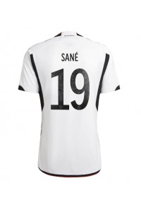 Tyskland Leroy Sane #19 Fotballdrakt Hjemme Klær VM 2022 Korte ermer